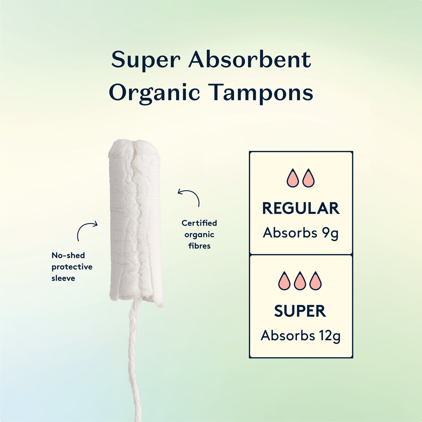 Daye Organic Tampons (super)