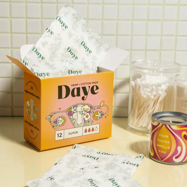 Organic Hemp Blend Pads Super